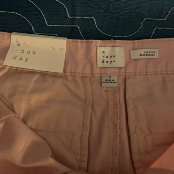 A New Day Chino Shorts, Size 6, Light Pink - Picture 6 of 6
